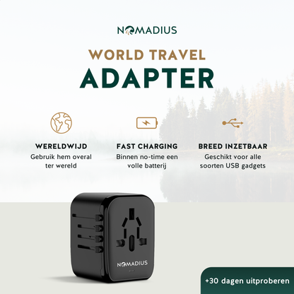 Nomadius World Travel Adapter