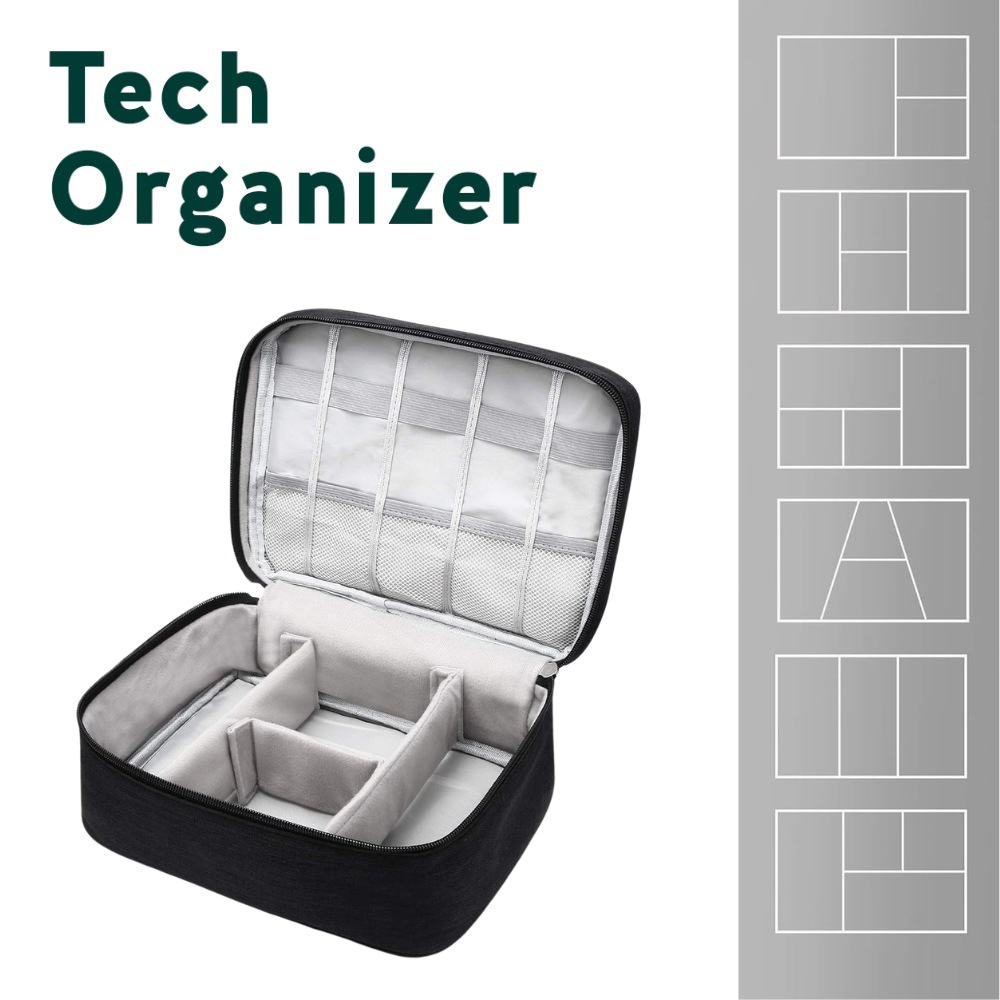 Nomadius Packing Cubes Set + Tech Organizer