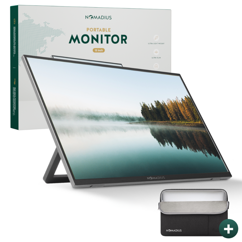 Tragbarer Monitor + Hülle